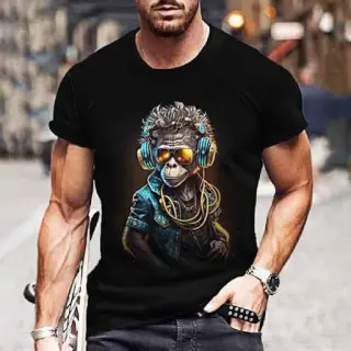 T-Shirt Cooler Affe